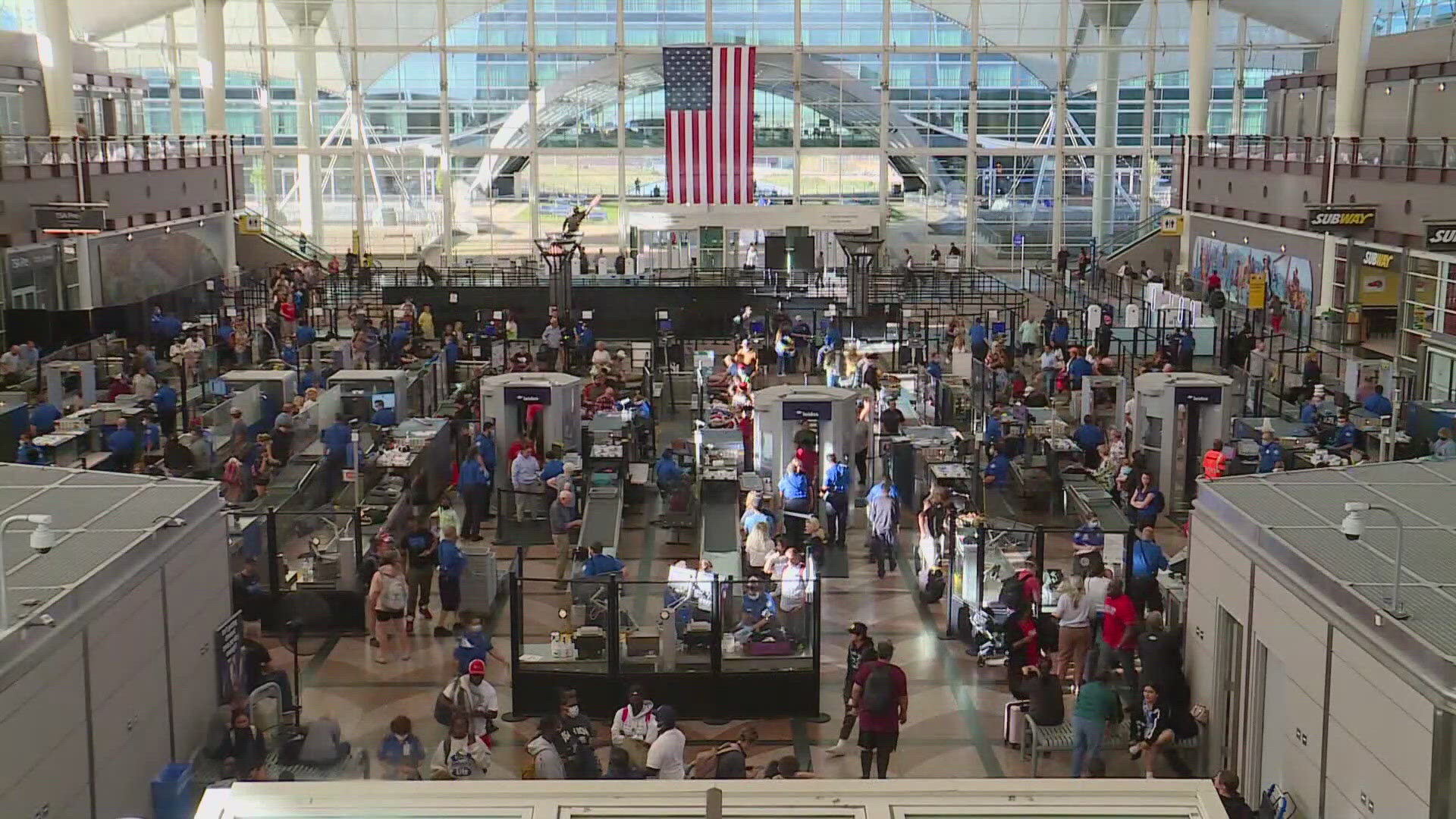 According to TSA officials, the change will make more staff available to have additional security lanes open during busier hours at the airport.