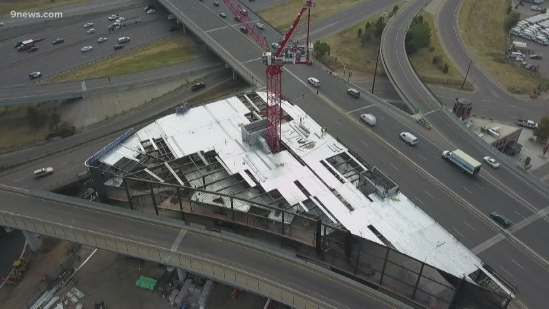 Denver's Meow Wolf is starting to take shape even though it won't open until some time in 2021. 9NEWS got an inside look a the construction.