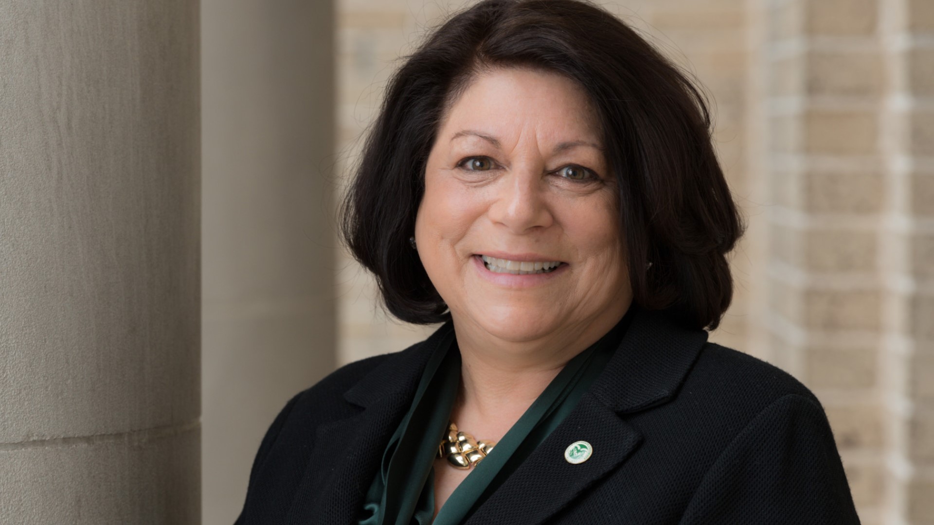 President Joyce McConnell is eager to make her mark on the school. She says her top priority is elevating the university's reputation around the state and the country.