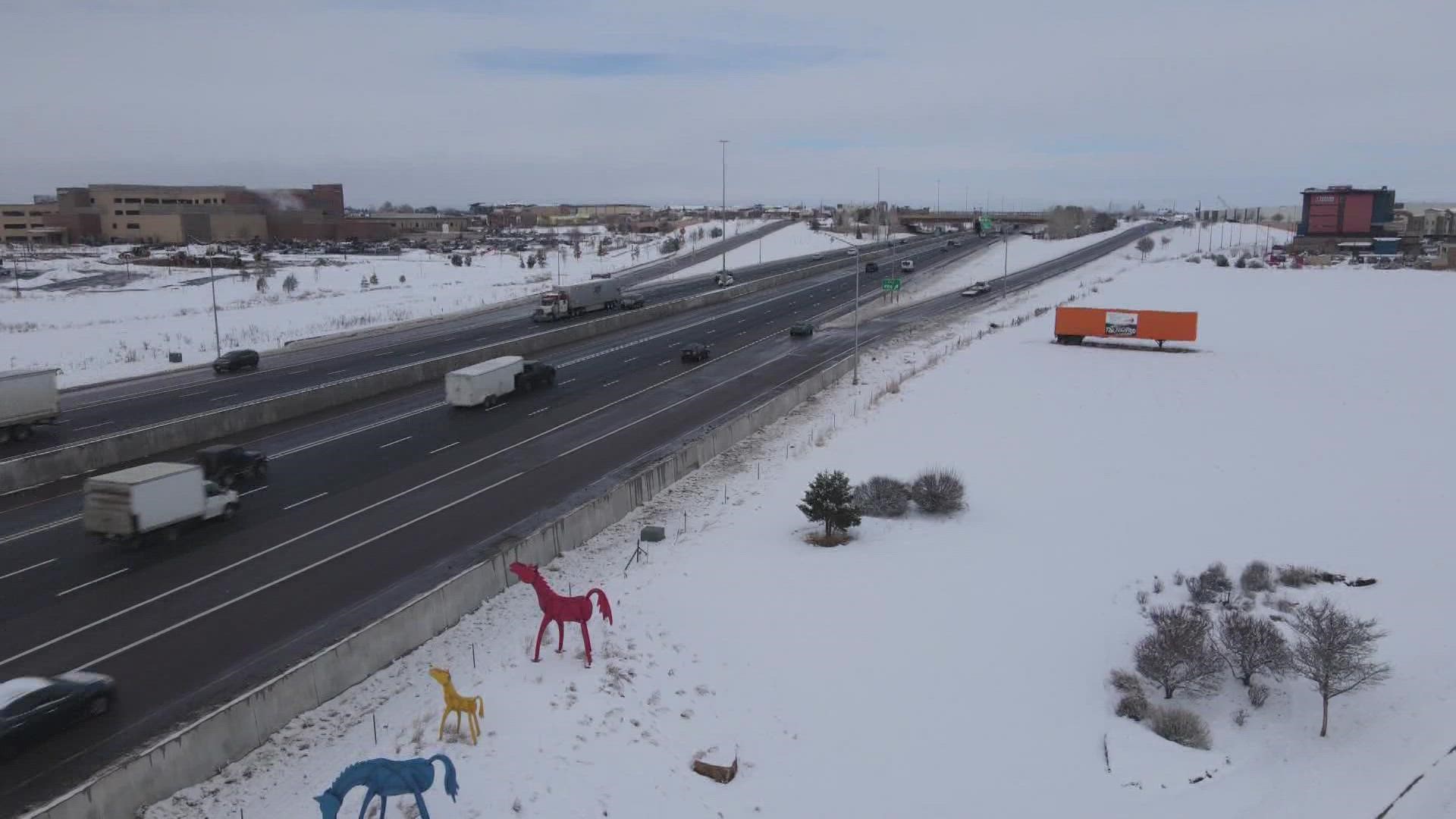 A woman was hit by two vehicles and killed on I-25 near Thornton on New Year's Day after getting out of a ride-share car and walking into the roadway, police said.