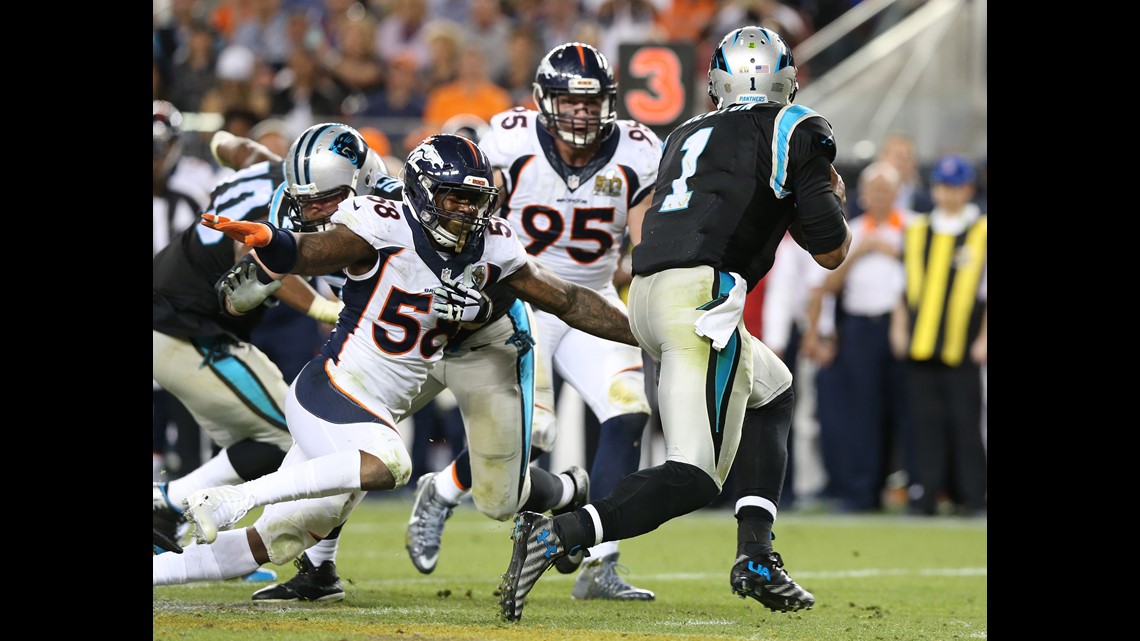 Von Miller posts photoshopped 'strip-sack' of Cam Newton