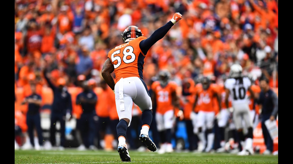 Broncos split O-line coaching jobs, Von Miller selected second-team all-pro