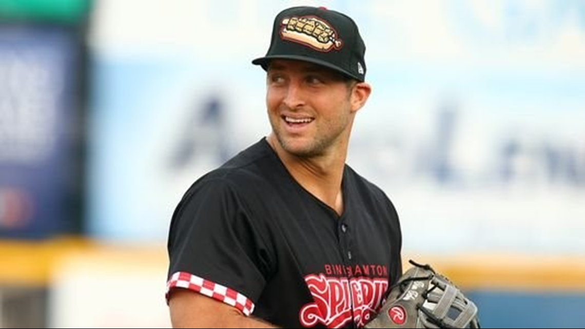 Tim Tebow hits home run on first pitch of first instructional league game  for New York Mets - ESPN