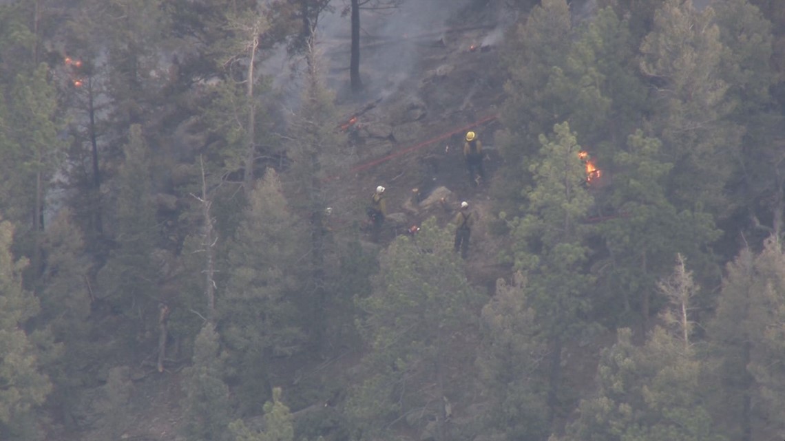 Fire burning in Jefferson County evacuations lifted Friday night