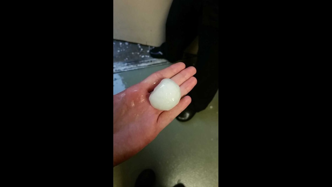 PHOTOS: Golf ball sized hail hits north Metro area | 9news.com