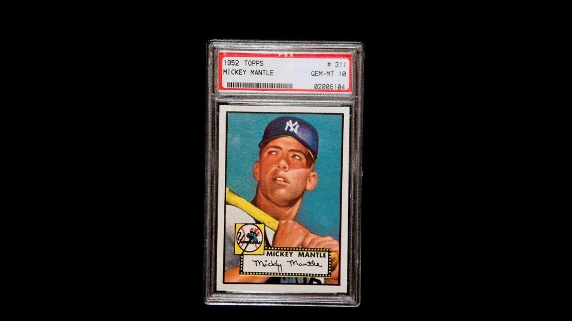 Holy Grail' of cards -- 1952 Mickey Mantle -- goes on display