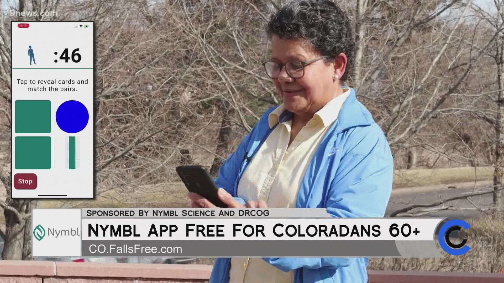 Nymbl is free for all Coloradans 60 and up. Visit CO.FallsFree.com to learn more about improving your balance. **PAID CONTENT**