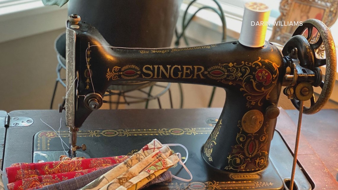 1922 singer red eye sewing machine