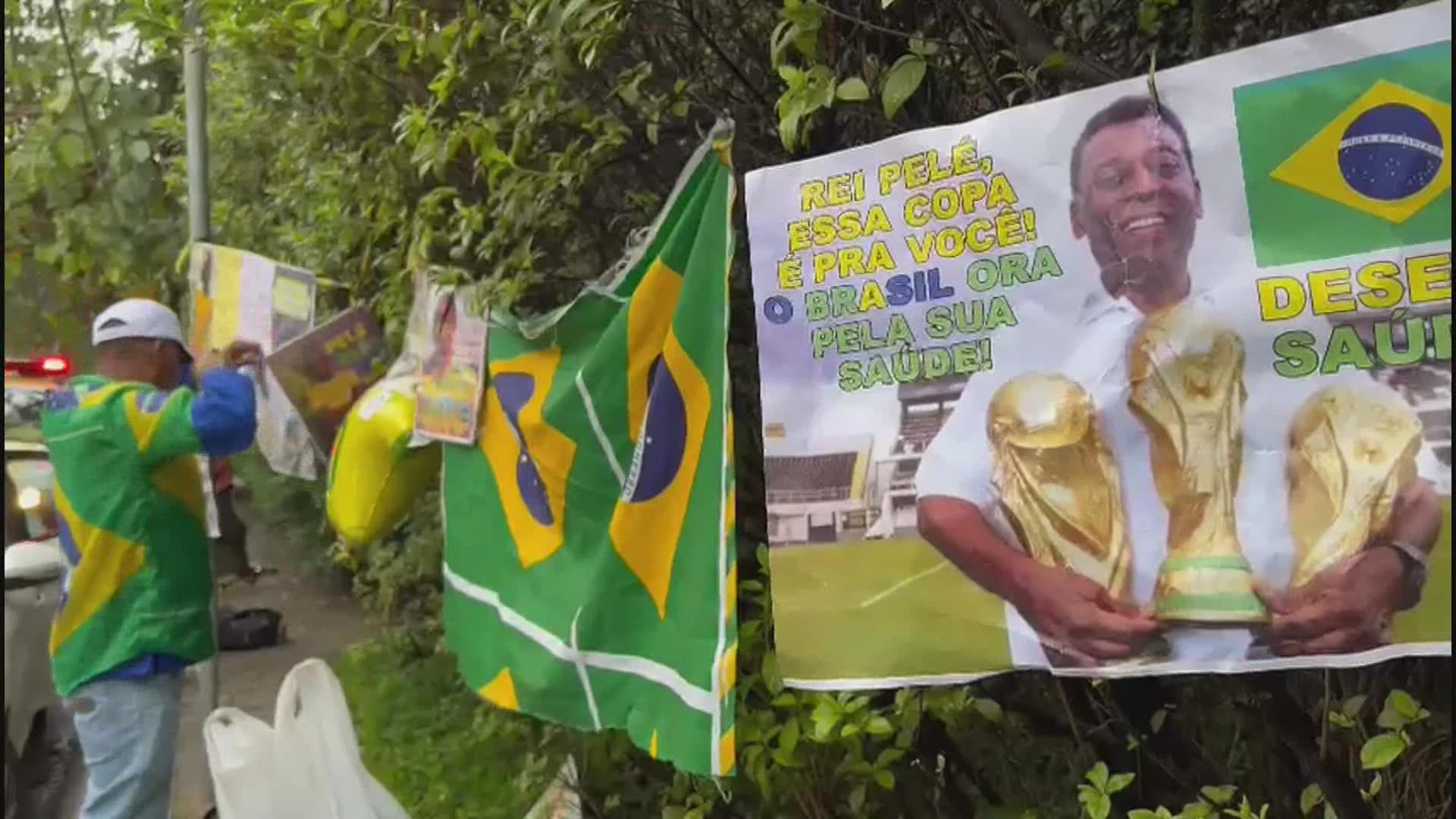 Brazilian Soccer Icon Pelé has been laid to rest in his homeland. Thousands of fans lined the street to bid farewell.