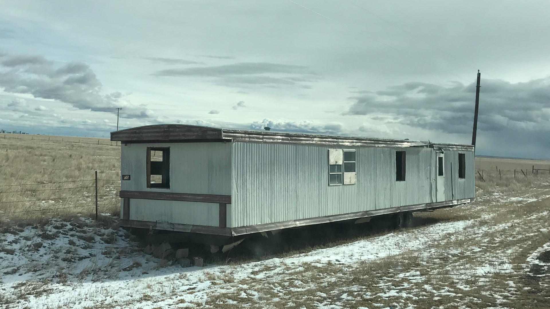 Mobile homes abandoned in Weld County