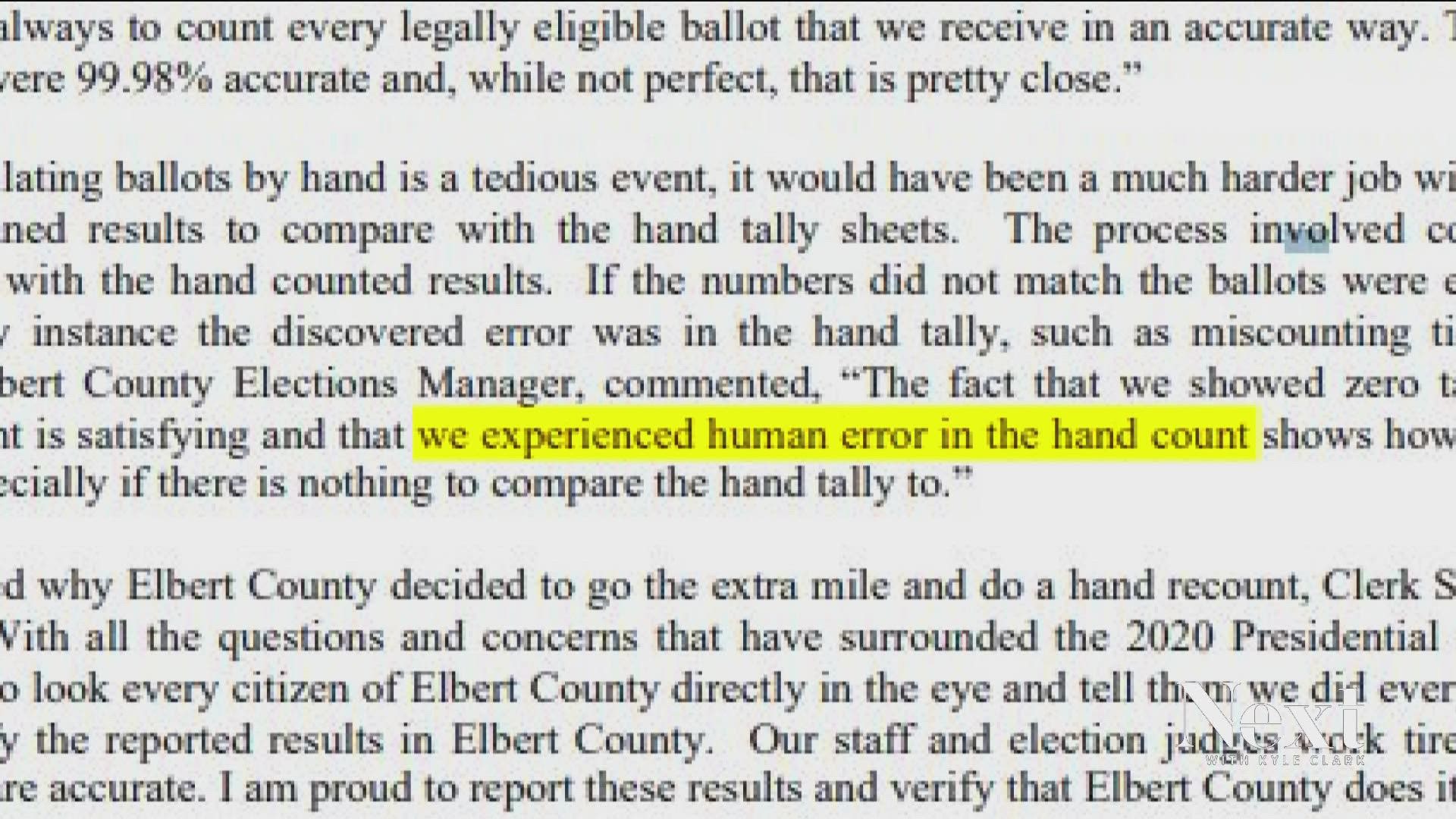 Marshall Zelinger explains why hand counts of votes are less accurate and more time consuming than machine counts - and why Peters and others won't get them.