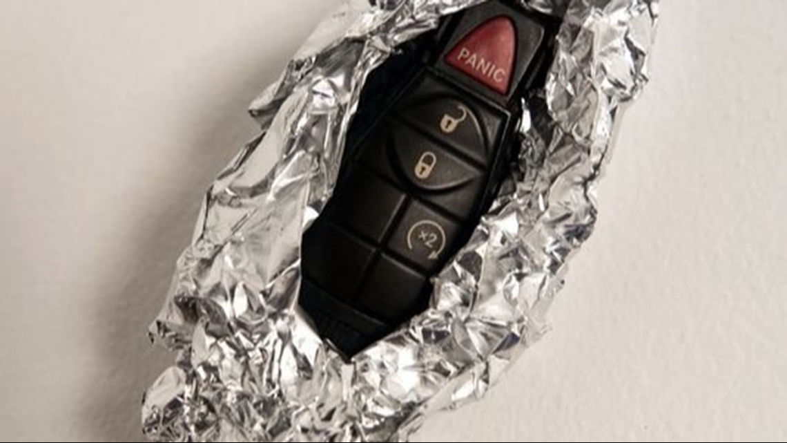 Why you might want to wrap your car key fob in foil