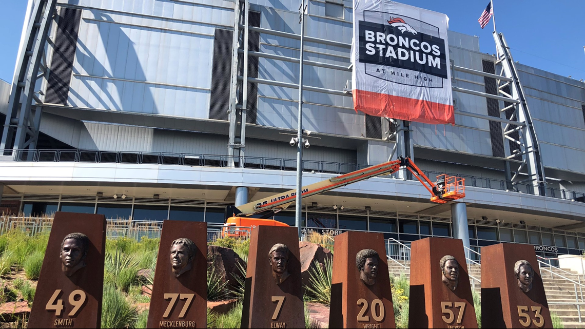 Broncos Stadium at Mile High' approved as temporary name for stadium