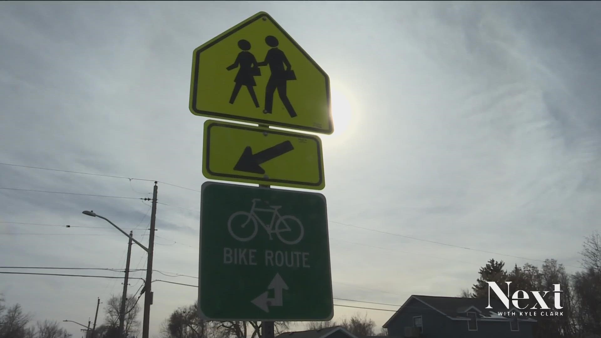 There's a program to help create safe routes to school for kids without access to sidewalks and crosswalks. It's finding the money for those projects that's tough.