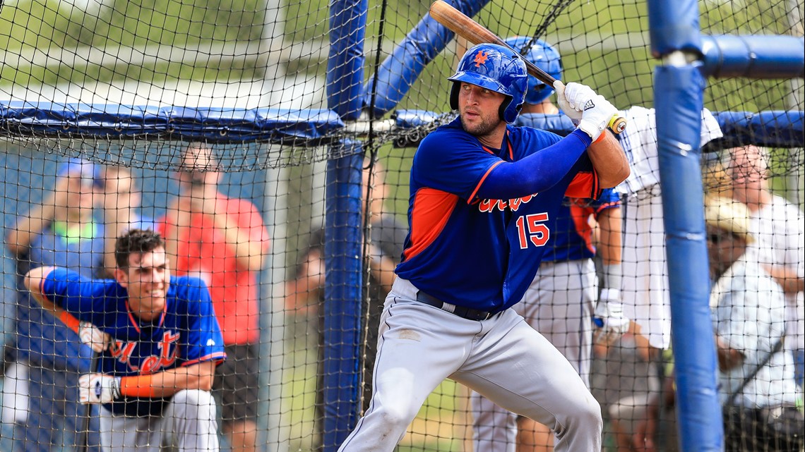 Tebow and Pete Alonso at spring training together makes me smile