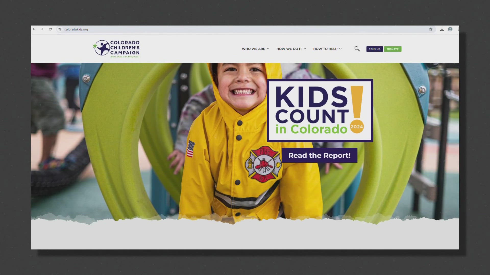 Colorado Children's Campaign released its KIDS COUNT in Colorado which provides the best available state and county-level data to measure and track the education.