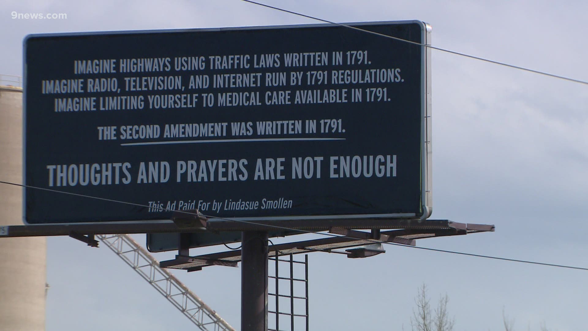 One billboard is south of Boulder off State Highway 93. The second one is off I-25 north of Denver.