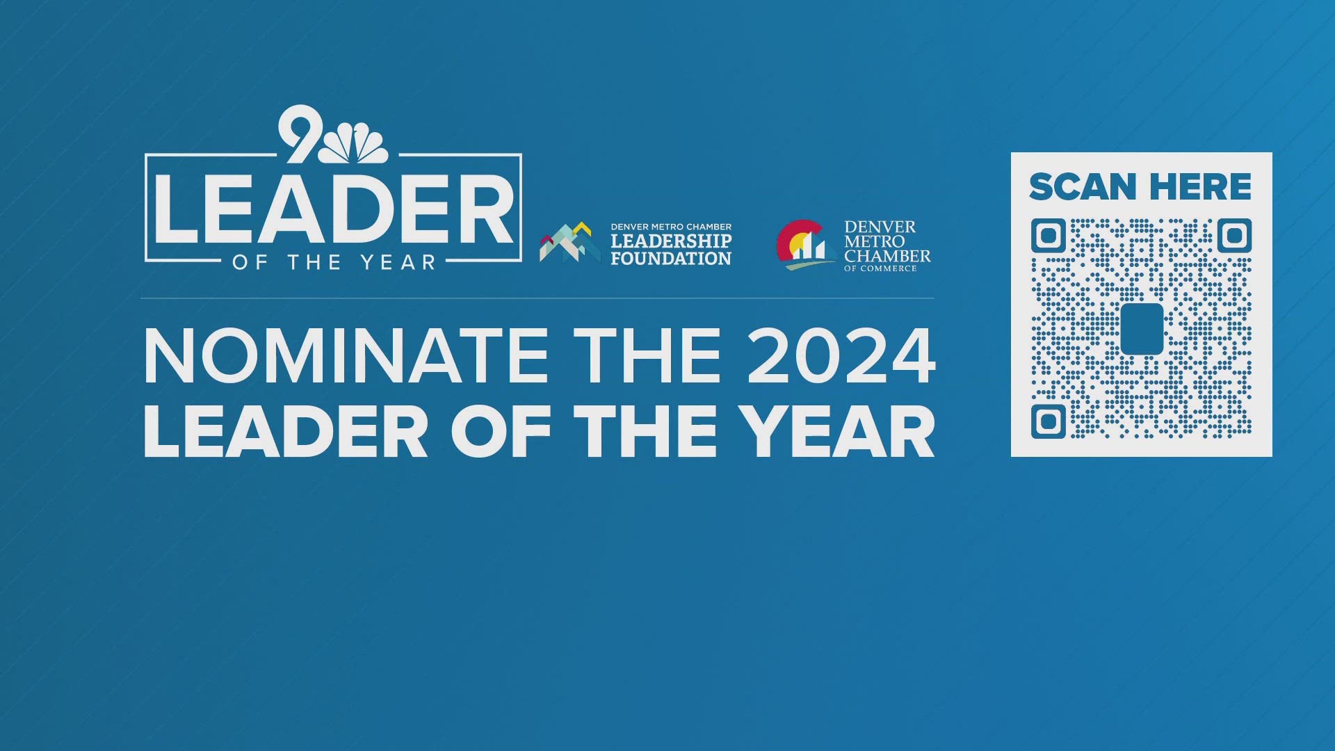 Do you know an outstanding leader who's made significant contributions to the metro Denver region? Here's how to nominate them.