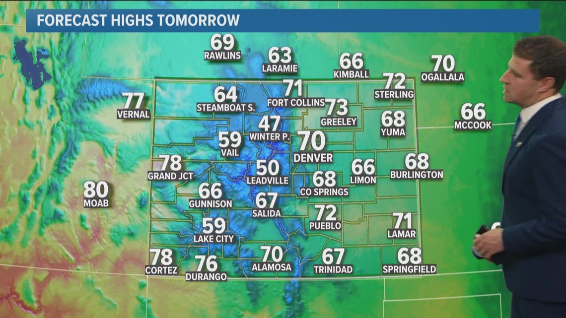 Extended Colorado weather forecast for May 24, 2022