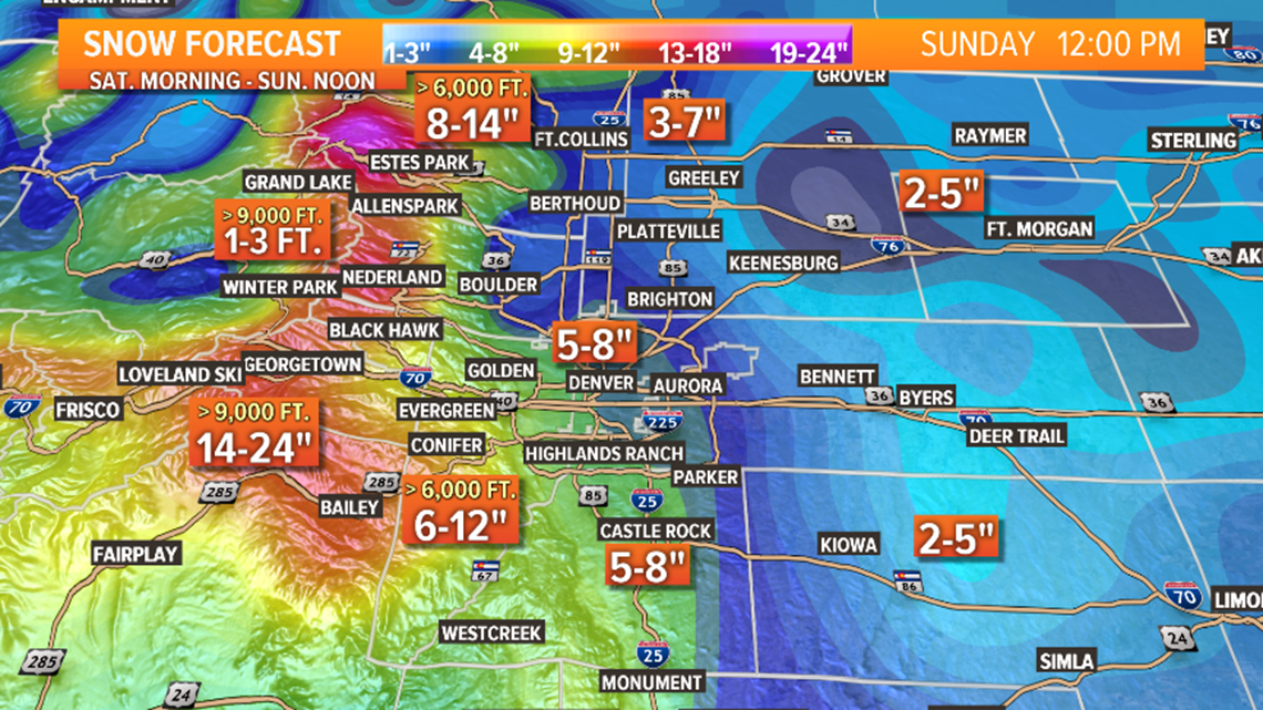 denver weather forecast