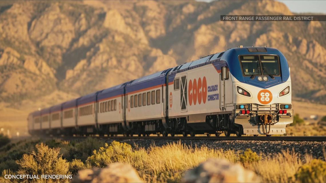 Front Range Passenger Rail plan outlines Broncos, Summit FC train stations - 9News