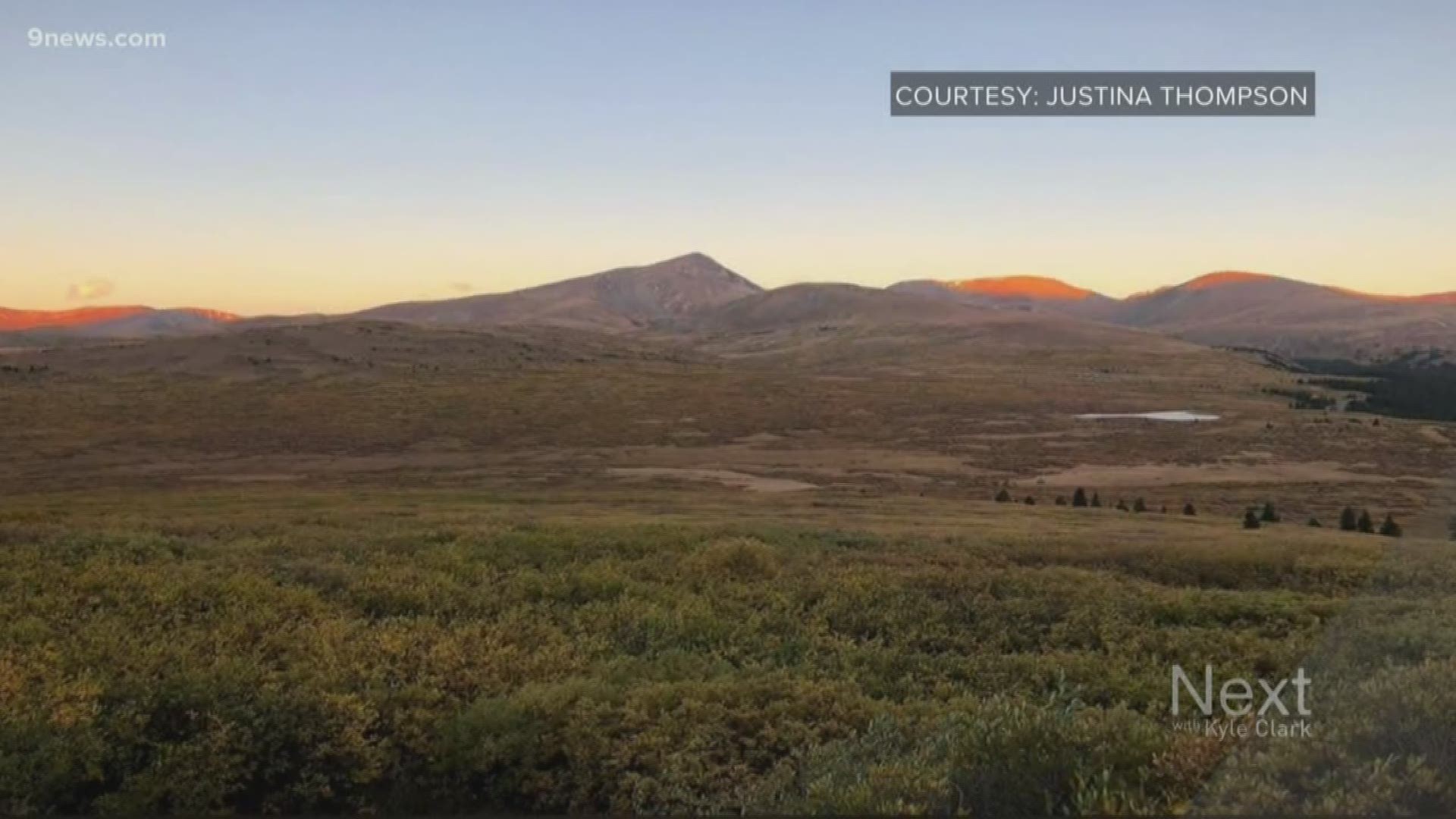 Justina Thompson is hoping to find a man named Aaron whose kindness helped her scale Mt. Bierstadt.