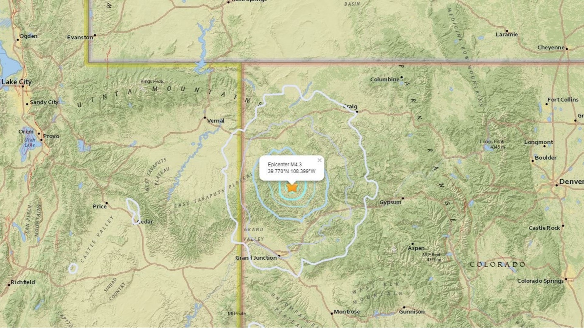 Earthquakes shook parts of Colorado | 9news.com