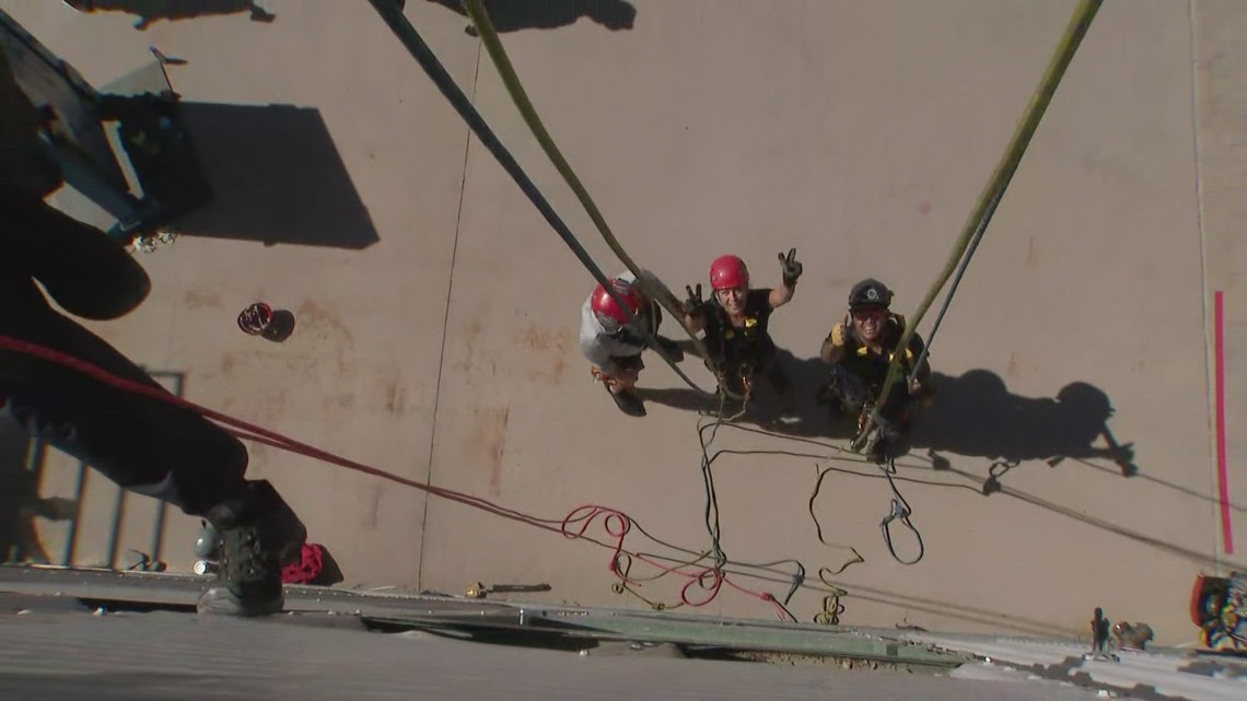 Rope rescue training with Hook and Ladder Academy | 9news.com