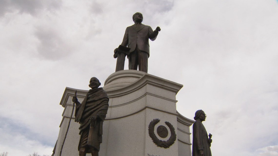 MLK monument vandalized: Suspect was paid $394 | 9news.com