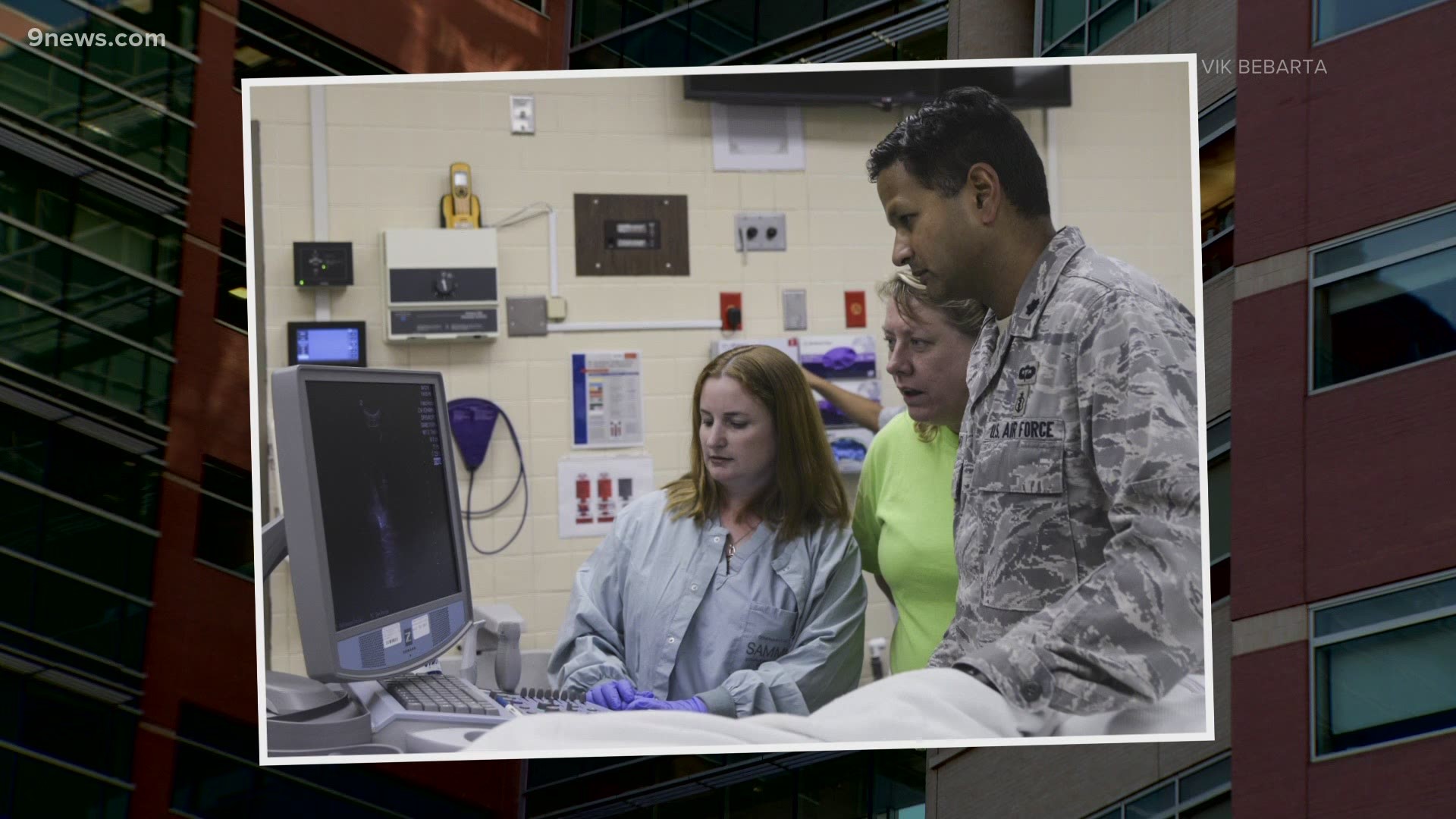 Study participants wear the sticker for two weeks as it collects data points on heart rate, oxygen levels, and even the number of times someone coughs.