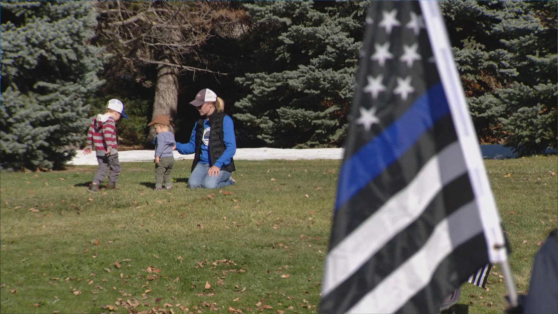 Officer Evan Dunn died last week in a crash involving a DUI driver. On Wednesday, his family and community honored him at his precession and memorial service.