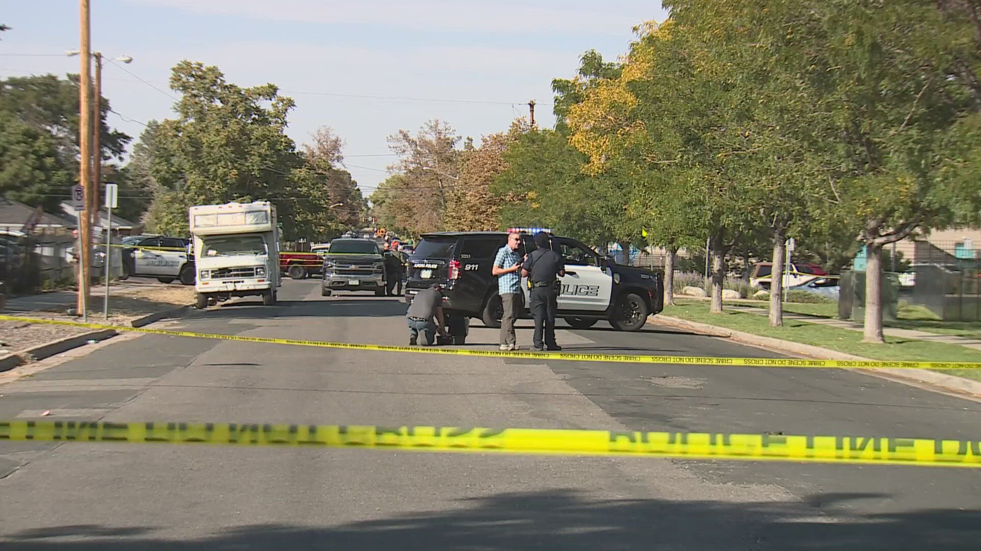 The Aurora Police Department is giving a news conference about a shooting last Thursday where officers killed an armed man.