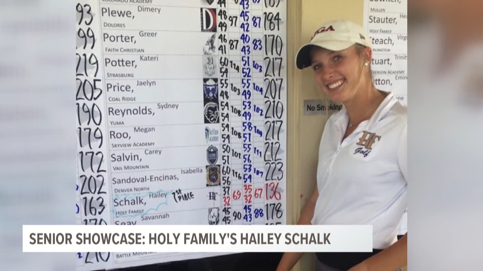 The Holy Family girls golfer was looking to become the first in Colorado history to win four-straight individual state championships this spring.