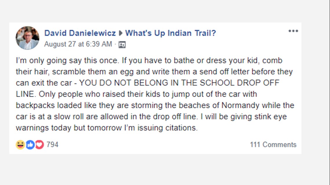 Facebook Post Nails Why School Drop Off Lines Are The Worst 9news Com