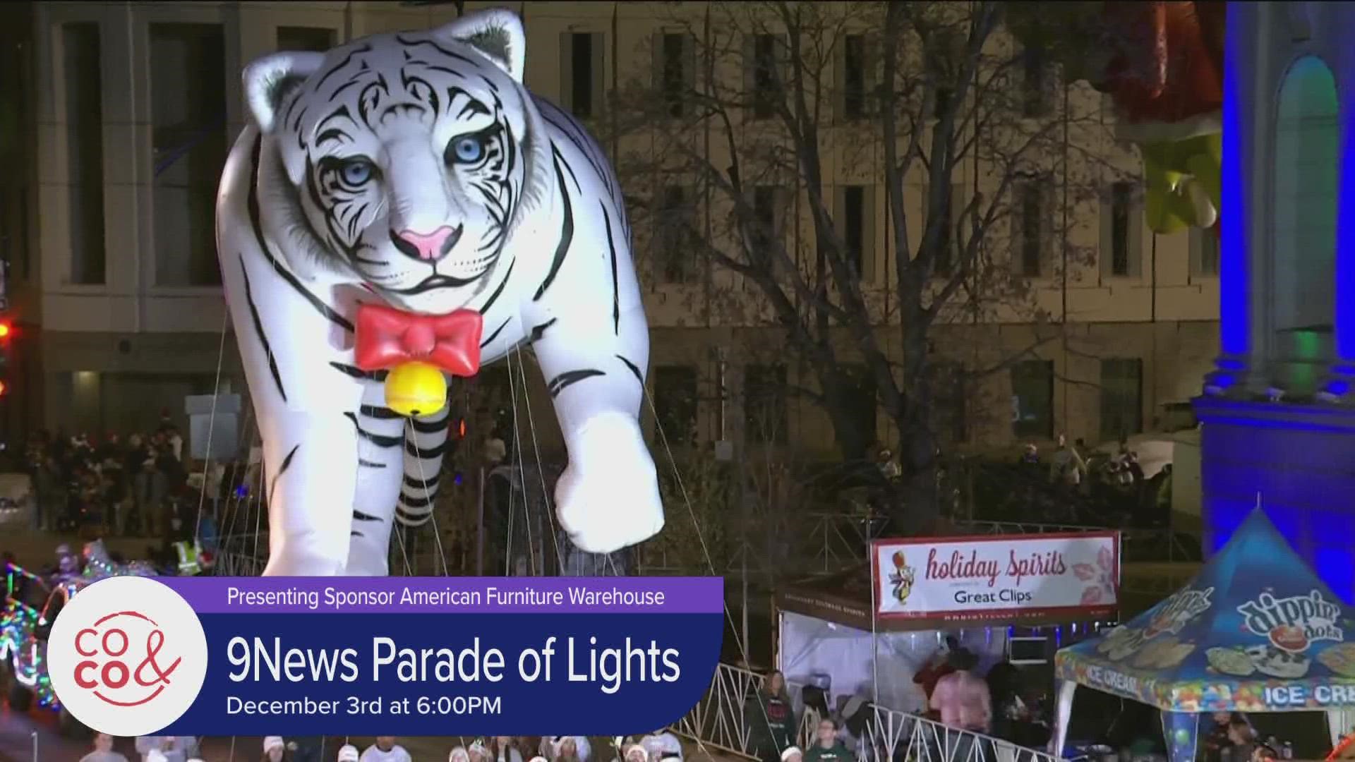 The 48th annual 9news Parade of Lights is December 3rd at 6:00pm. For more information visit DenverParadeofLights.com. Watch the end of the video for a special cake.