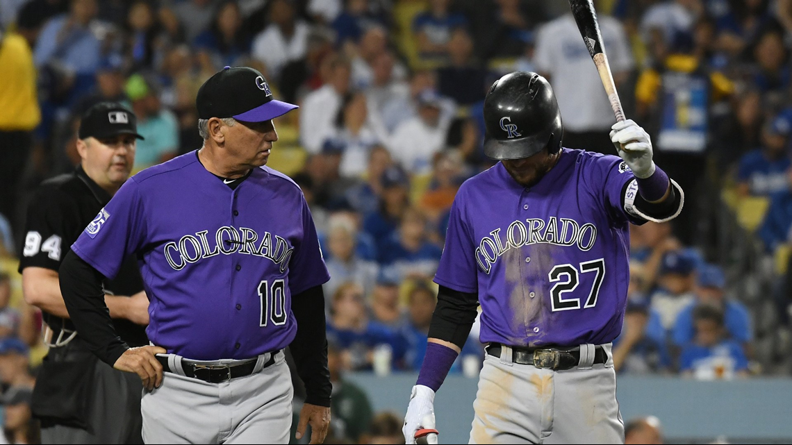 Trevor Story, COL//Opening Day at ARI, April 4, 2016  National baseball  league, Baseball history, Colorado rockies baseball