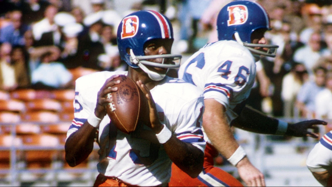 Gonzo Did This on X: Thread: An abbreviated look through the history of  the Denver Broncos home uniforms. Which is your favorite Bronco uni? #SB50   / X