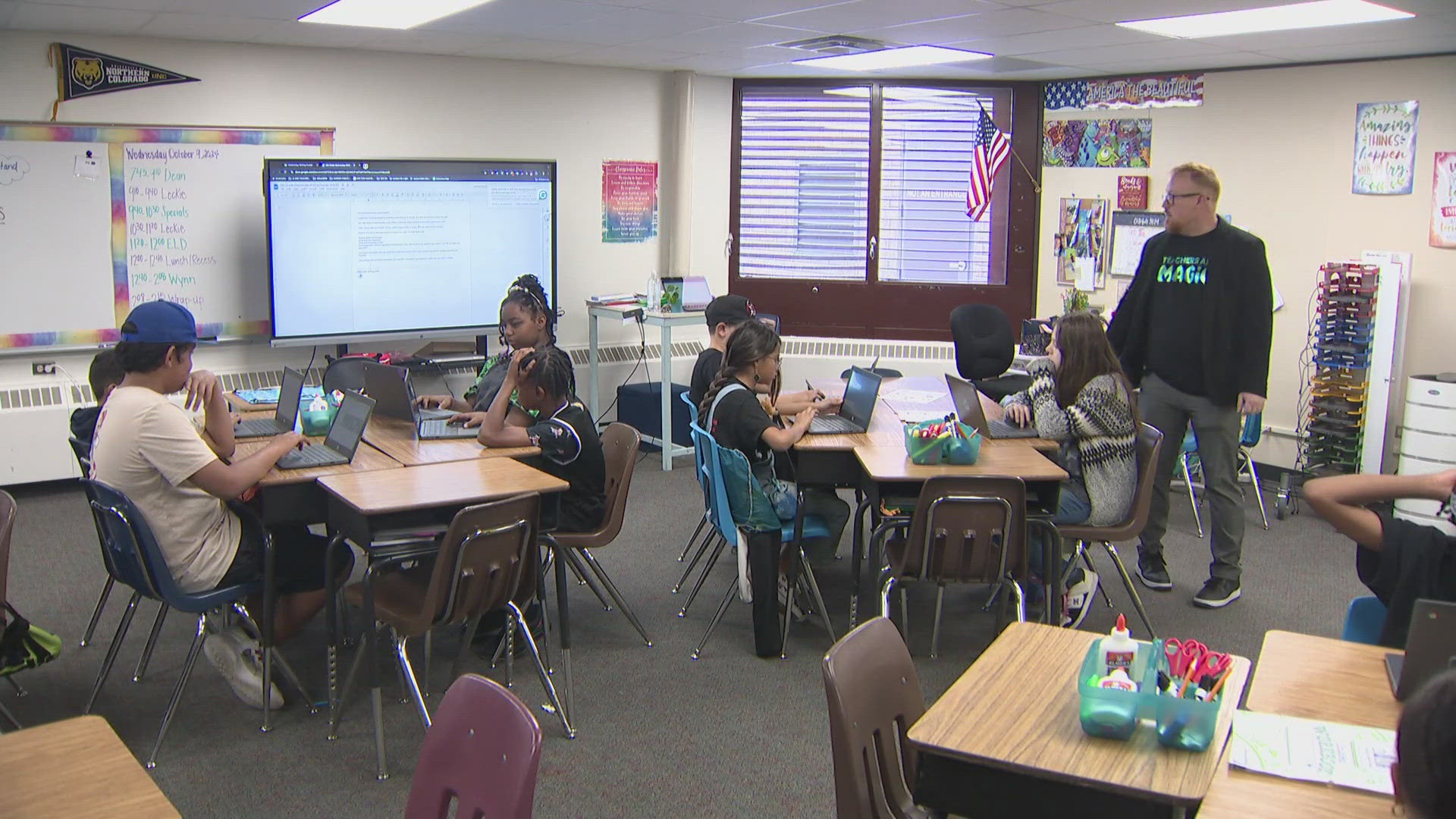 The district is expanding its use of a program called "MagicSchool" to help boost students' writing skills.