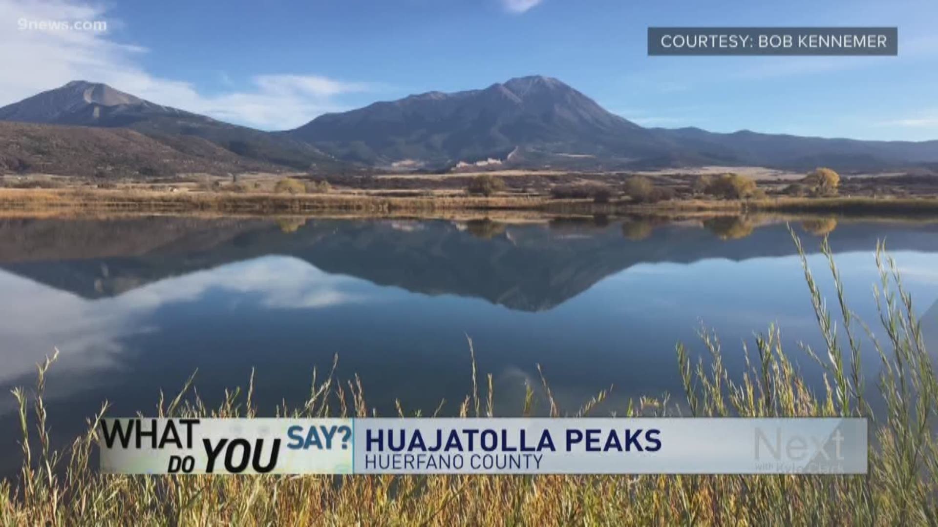Next viewer Eric wanted us to look into the name of a pair of mountains in Huerfano County.	Most people just call them the Spanish Peaks, but their native name starts with an H.