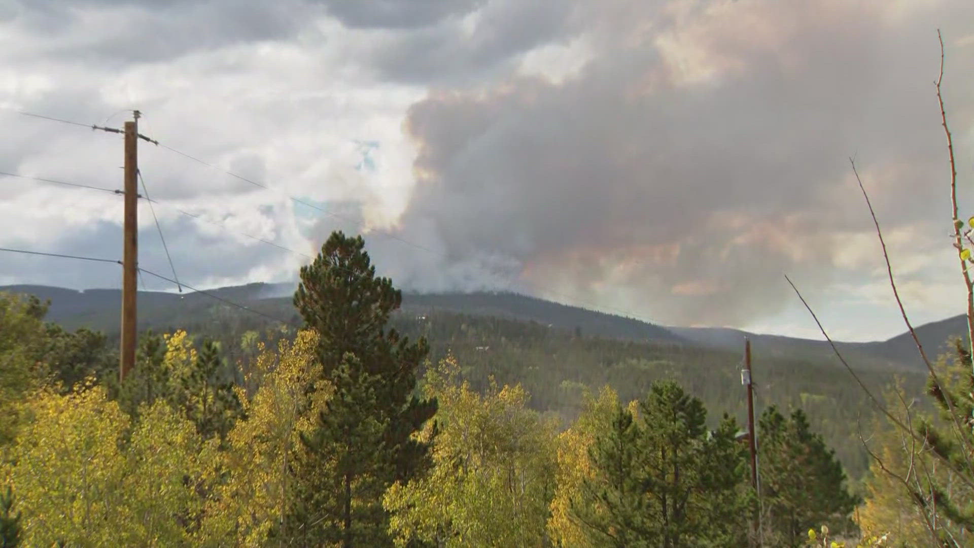 Mandatory and voluntarily evacuations are in place for the Pearl Fire burning in northern Colorado.