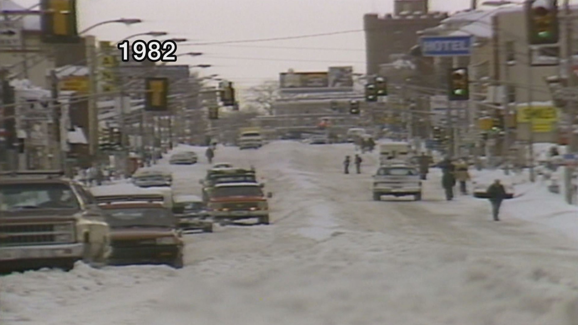 A blizzard socked Denver in 1982 with more than 24"  behind, practically shutting down the city. It was the most snow recorded on the ground in Denver on Christmas.