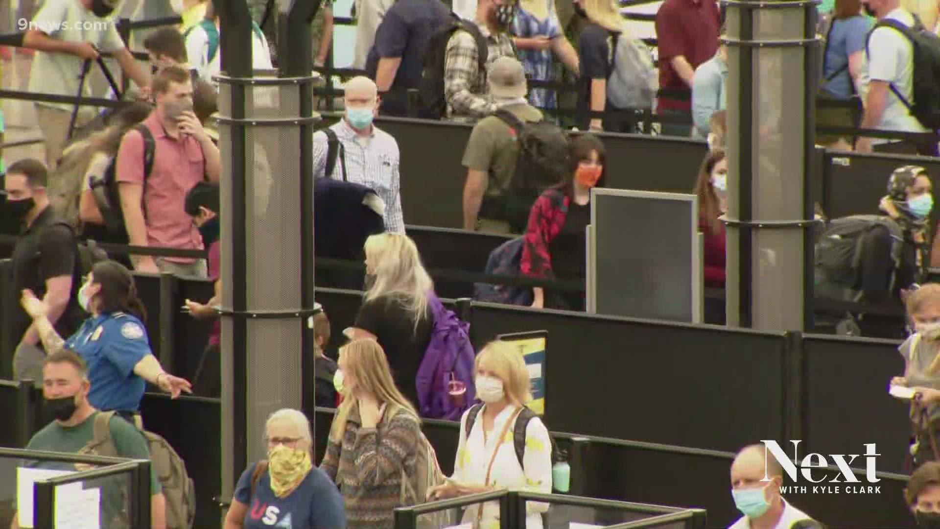 Denver Intl. Airport removed security wait times from its website during COVID.