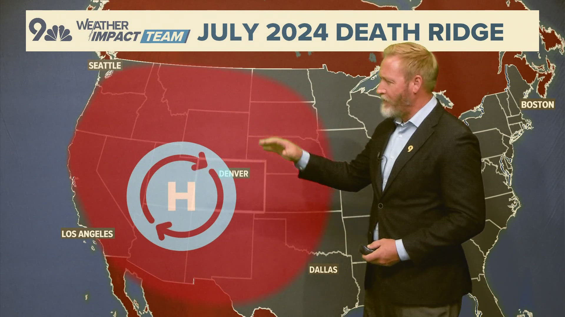 9NEWS meteorologist Cory Reppenhagen explains the "death ridge" weather pattern, which brings heat and drought.