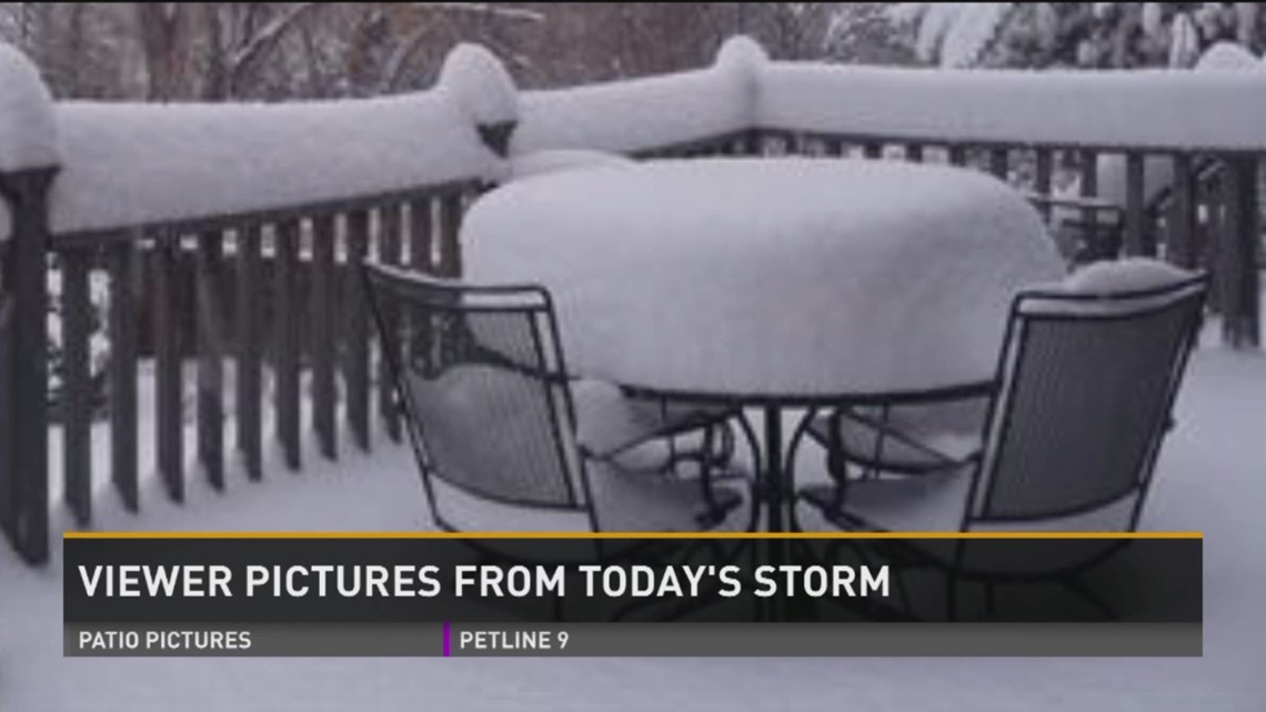 Kyle Clark S Rant On Snowy Patio Furniture 9news Com