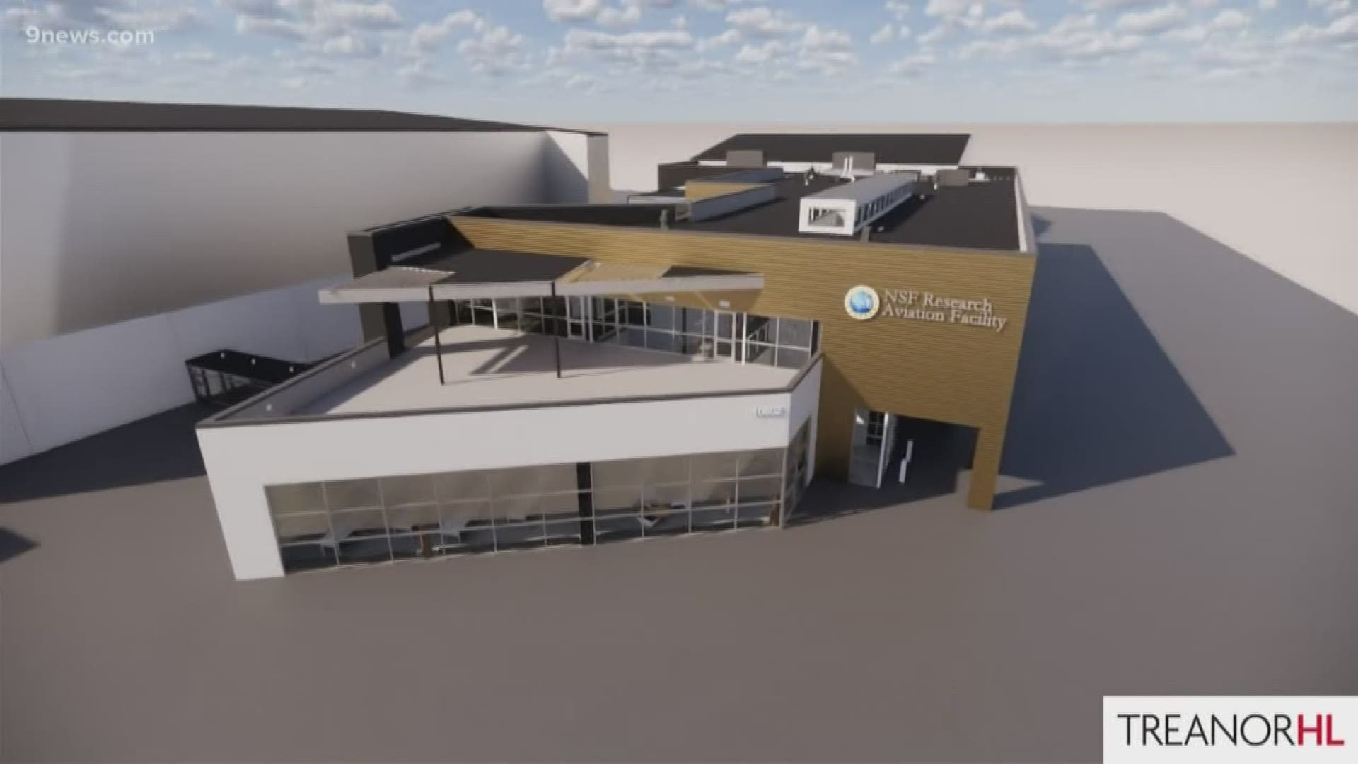 NCAR's new facility at the Rocky Mountain Metro Airport will serve as a new science aviation hub in Broomfield.
