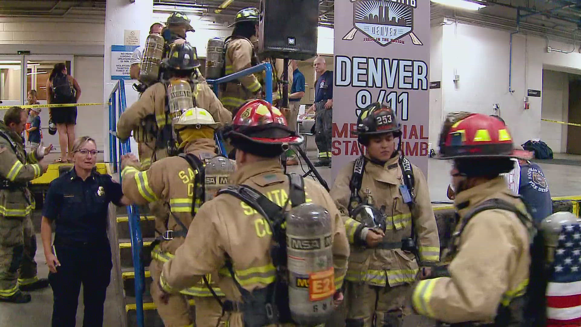 The Colorado stair climb events honor the 343 New York City firefighters who died in the line of duty on 9/11, and the many more who've died since.