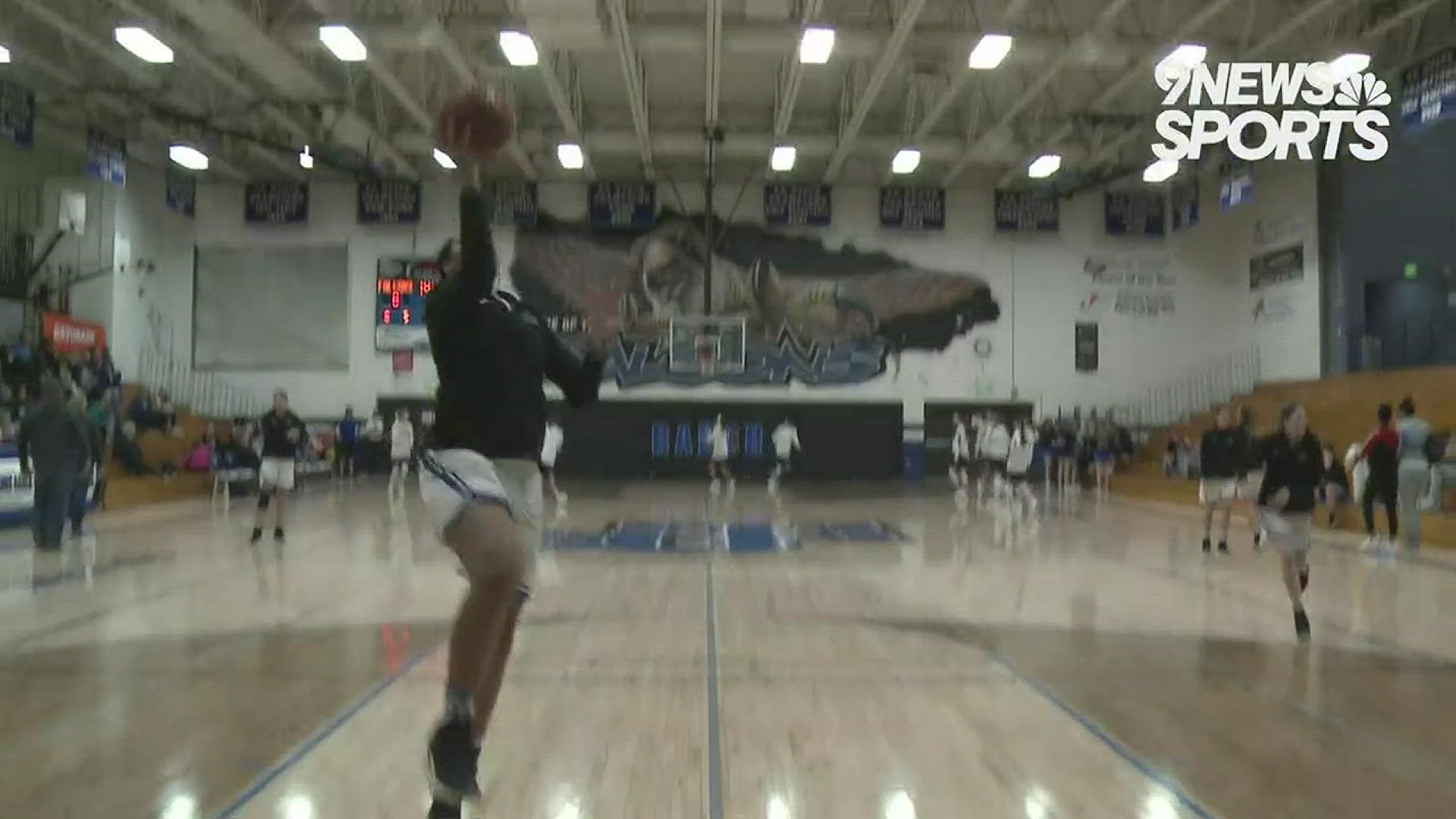 The No. 1 seeded Highlands Ranch Falcons cruised past the No. 17 seeded Dakota Ridge Eagles to advance to the Great 8.