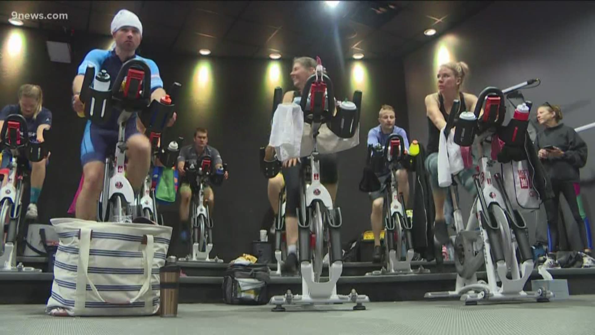 They're here to break a world record 
for the longest static cycling class in history.