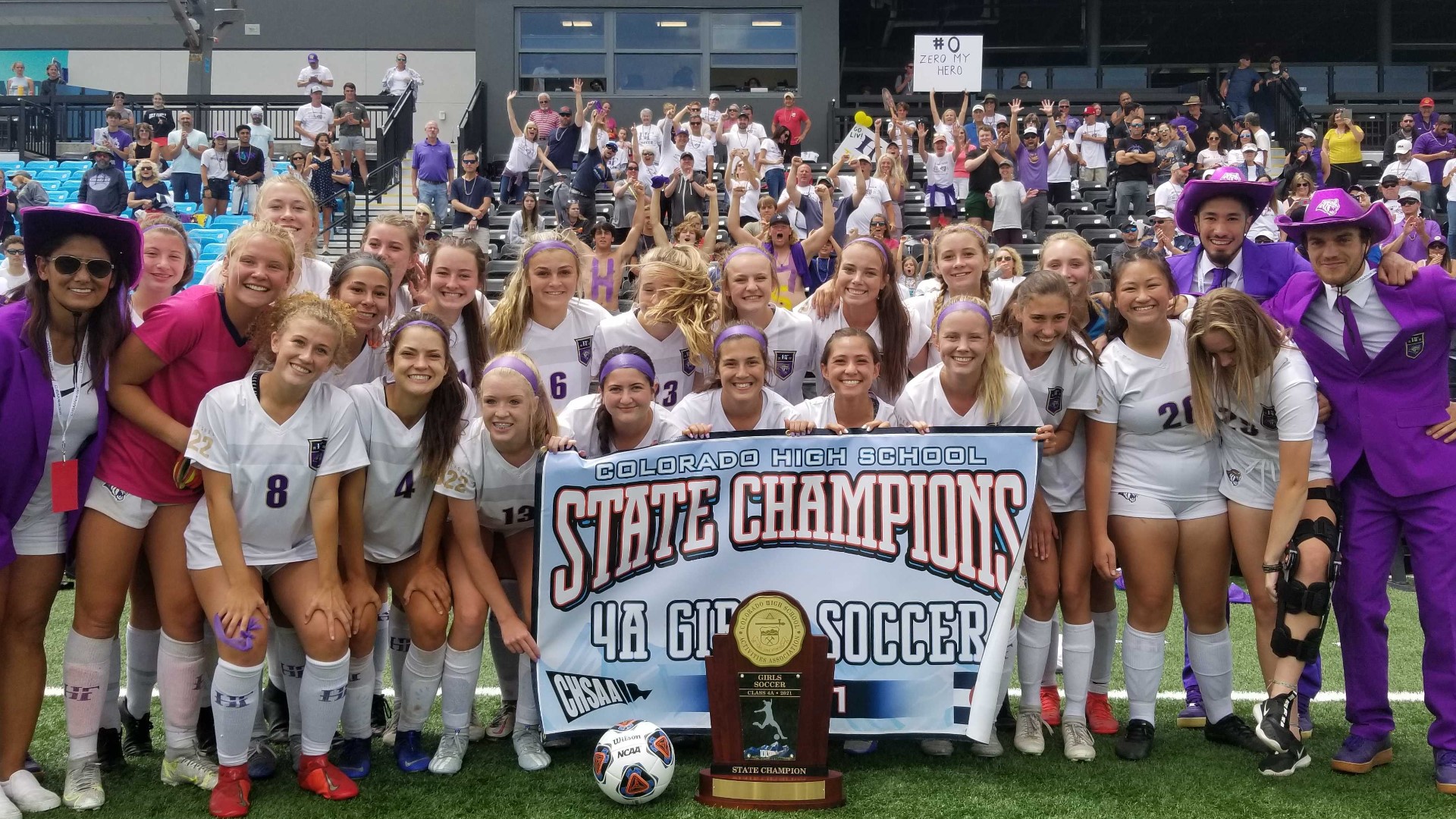 Gianna Sandoval delivered the game-winning goal with just 12 seconds left in regulation to give the Tigers' their first-ever state title.