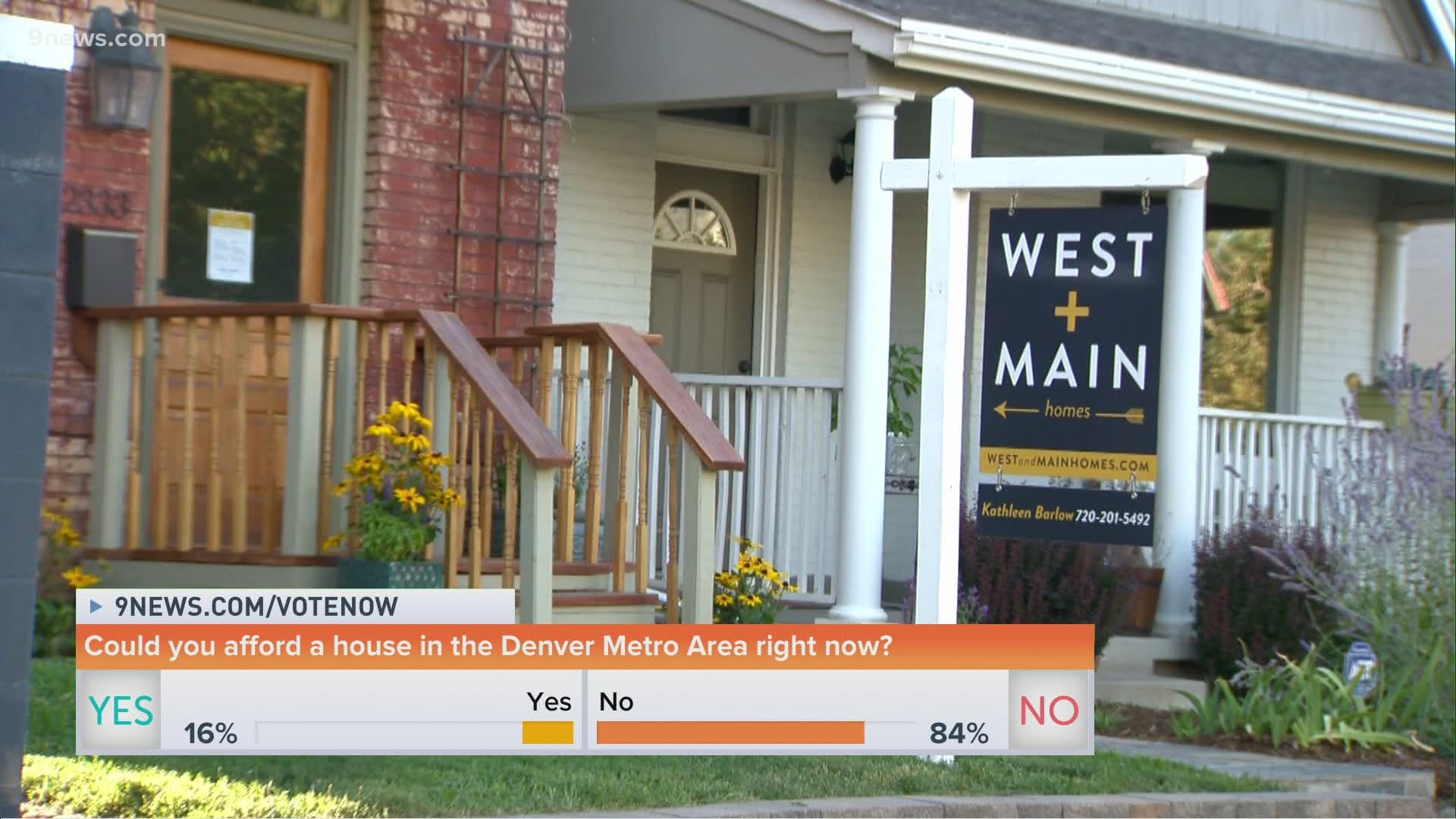 The average home price in Denver hit a record high at just over $600,000. Most viewers said they could not afford a home in the metro area.